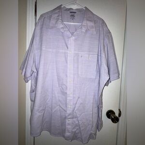 IZOD Men's Saltwater Lavender Casual Button Down Shirt